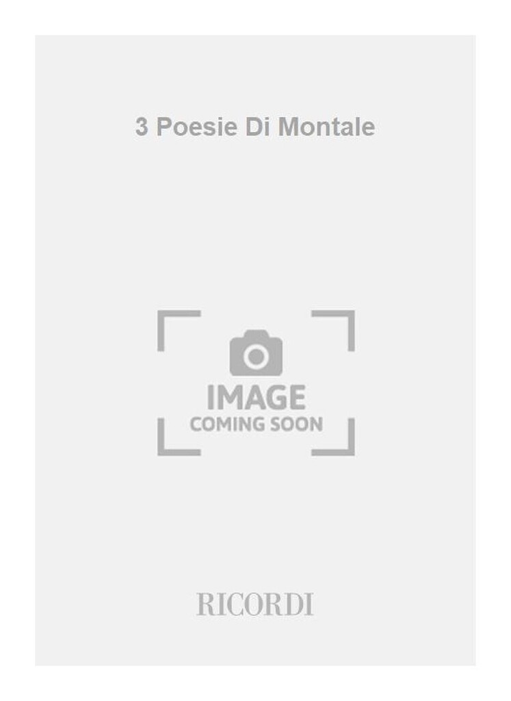 3 Poesie Di Montale